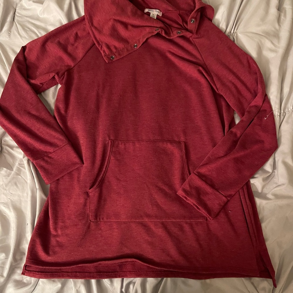 Grace and Lace Burgundy Snap Tunic (XL)